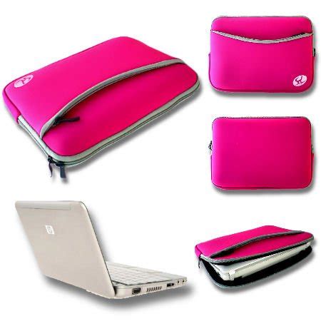 Acer Mini Laptop Pink Pink Neoprene Zipper Carrying Case Sleeve For