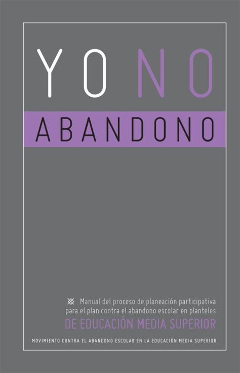 Pdf Movimiento Contra El Abandono Escolar En La Abandono Escolar