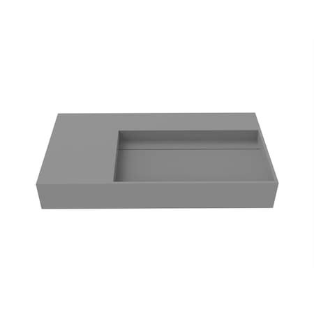 Castello Usa Juniper 36 Right Basin Solid Surface Wall Mounted