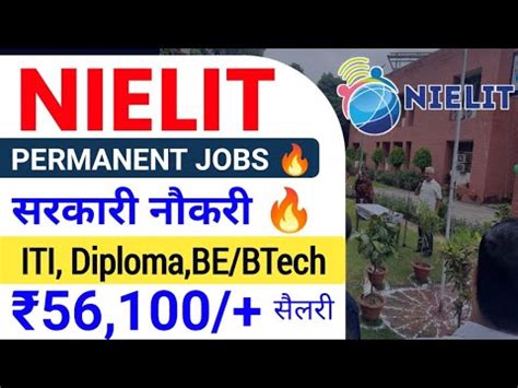 NIELIT Recruitment 2023 NIELIT ITI Diploma BE B Tech Jobs Vacancy