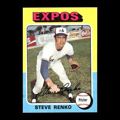 Steve Renko Topps Montreal Expos Gm R Ebay