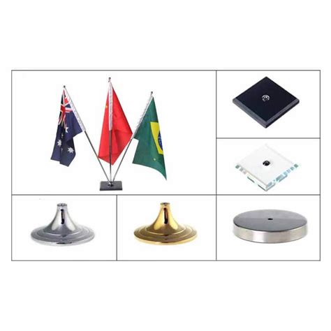 F53 W Types Table Flag Pole Telescoping Stainless Steel Table Flags