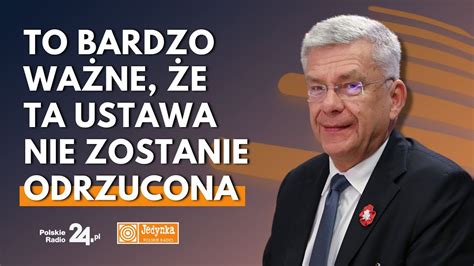 Stanisław Karczewski Senat nie odrzuci ustawy o pomocy dla