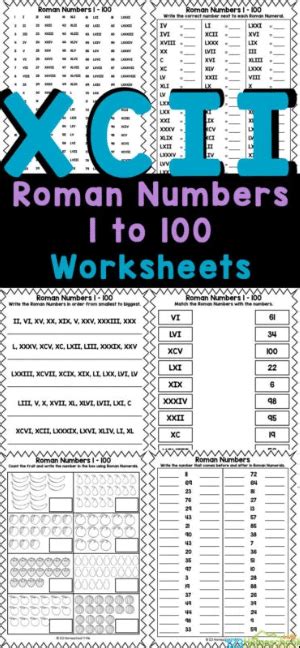 Roman Numeral Worksheets | Free Homeschool Deals