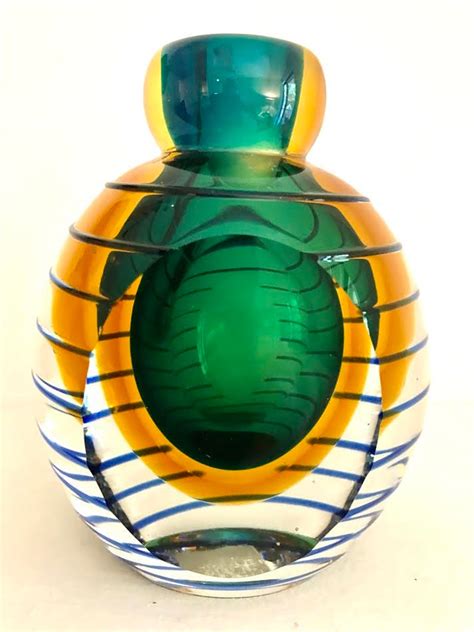 Fifth Avenue Ltd Art Glass Bud Vase Five Inches High Four Etsy