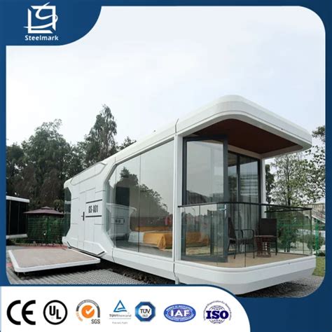 Movable Luxury Portable Prefab Camping Modular House Aluminum Alloy