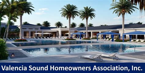 Valencia Sound Homeowner's Association - Welcome To Our Website!