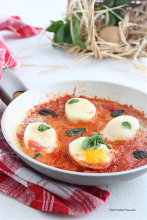 UOVA SODE IN SALSA DI POMODORO Ricetta Facile Pronta In 10 Minuti