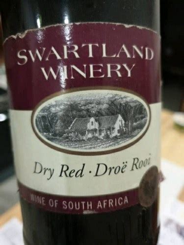 Swartland Winery Droë Rooi Dry Red Vivino Australia