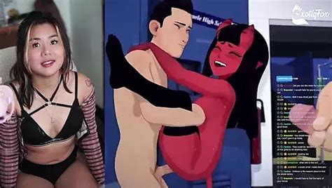 DERPIXON PARTYSPIELE HENTAI IM REVIEW REACTION RATING ExotiqFox solo gooner mädchen