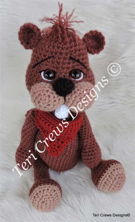 Teri S Blog New Crochet Pattern Simply Cute Beaver