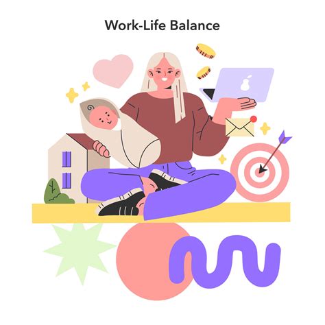 Work-Life Balance concept. illustration. 44865343 Vector Art at Vecteezy