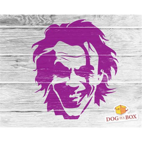 Joker stencil n.5 - Movie and comics stencil. Batman stencil.