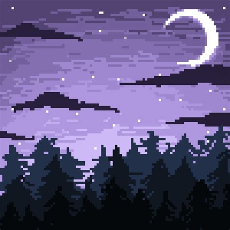 Pixel Art Sky by akypie on DeviantArt