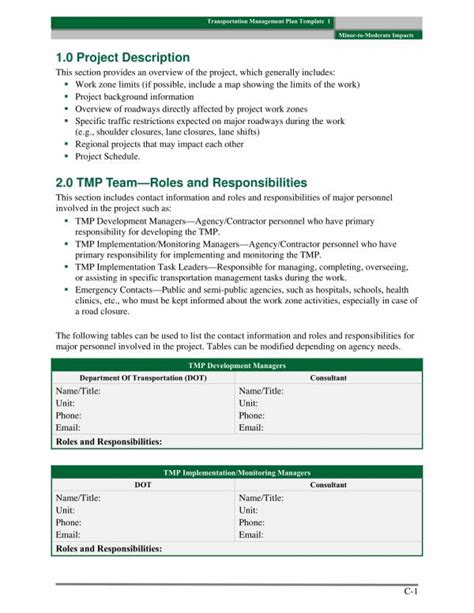 Free 10 Transport Management Plan Templates In Pdf Ms Word