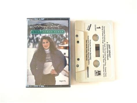 Amy Grant A Christmas Album Cassette Tape 1983 Vintage Holiday Etsy