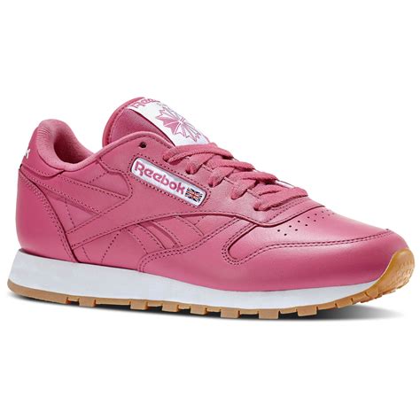 Sale Reebok Reebok Classic Leather Gum With Optimal Pink White Gum Au9116499 New Arrival