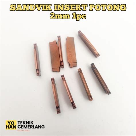 Jual Sandvik Insert Potong Mm Mata Pisau Bubut Carbide Insert Bubut