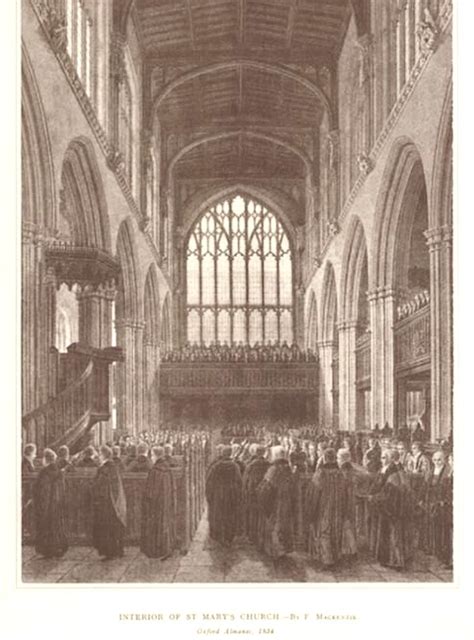 The Protestant Face of Anglicanism — St. Mary’s Church, Oxford PRE ...