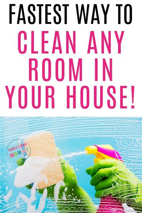 How To Speed Clean Any Room In 15 Minutes Simple Living Mommy