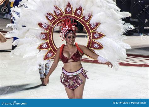 Traditional Carnival in Encarnacion, Paraguay Editorial Stock Photo ...