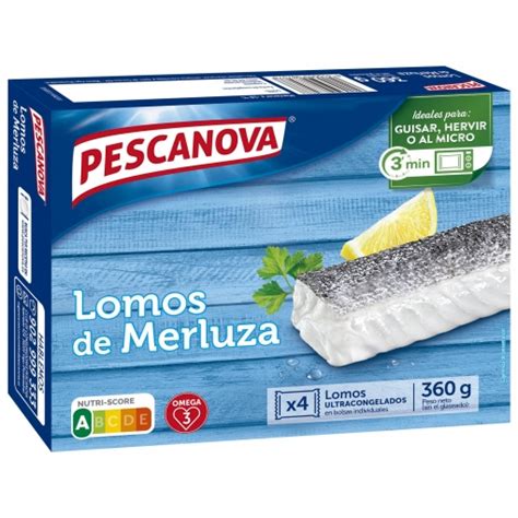 Lomos De Merluza Congelados Pescanova 360 G Supermercado Online