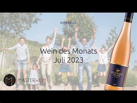 MASTERWEIN Wein des Monats Juli Rosé Fumé 2022 von Martin Korrell