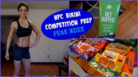 NPC Bikini Competition Prep Peak Week Part 1 YouTube