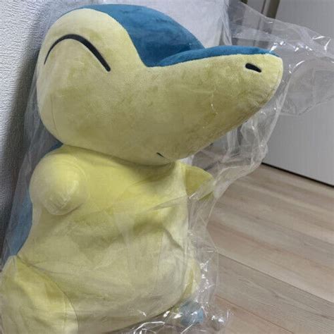 Pokemon Center Original Cyndaquil Plush Doll Life Size NEW From Japan