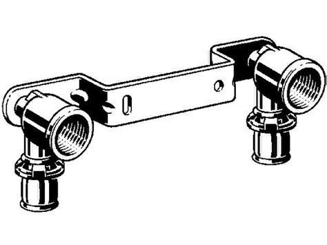 Viega Sanfix P Montageeinheit 16 mm x 1 2 x 150 mm gekröpft 310578