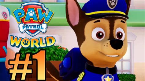 PAW Patrol World Gameplay Walkthrough Part 1 Adventure Bay YouTube