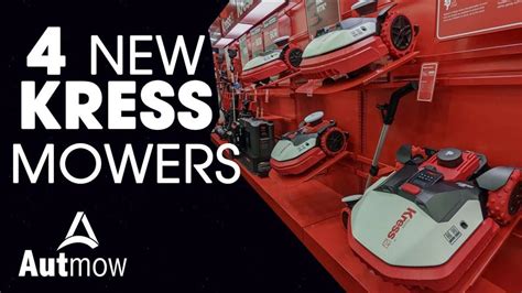 4 New Kress Robotic Mowers For 2023 Autmow Robotic Mowing