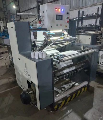 High Speed Thermal Roll Slitting Rewinding Machine For Atm Pos Roll At