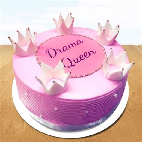 Send Drama Queen Cake Online By GiftJaipur In Rajasthan