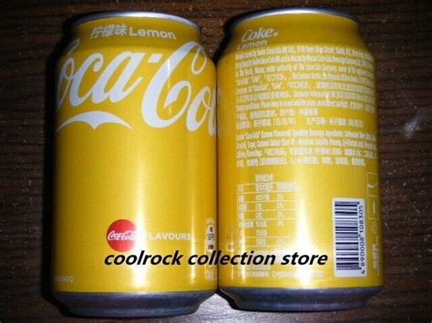 2023 China Coca Cola Lemon Coke Can 330ml Empty For Collectible Made In Hk Ebay