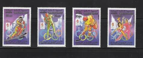 Timbres Jeux Olympiques 1992 Jeu Mauritanie Timbre Neuf Eur 6 99 Picclick Fr