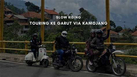 Touring Ke Garut Pakai Motor Vespa Classic Suzuki Ts Dan Kawasaki