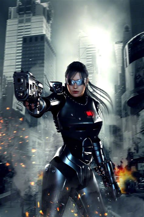 Black Steel By Iam Uman Illustrators Pinterest Cyberpunk Girl Cyberpunk Character Sci Fi