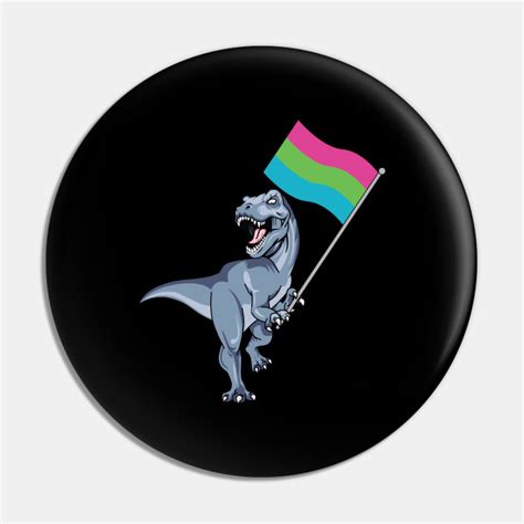 Polysexual Flag Dinosaur Lgbtqia Pan Pride Lgbt Nonbinary Decal Cat