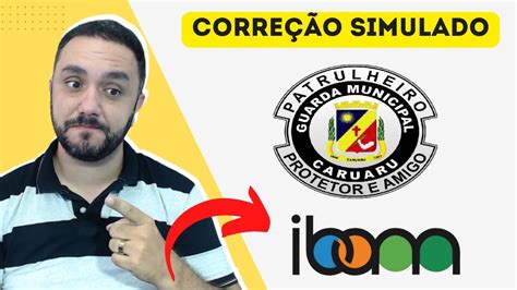 CONCURSO CARUARU CORREÇÃO 1º SIMULADO GUARDA MUNICIPAL YouTube