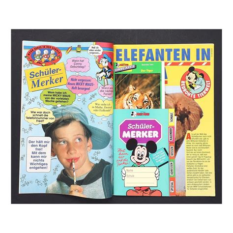 Micky Maus 1993 Comic Mit Beilagen Ehapa Verlag