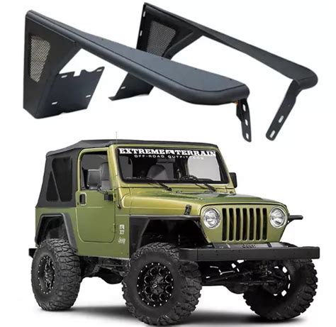 Cantoneras De Metal Para Jeep Wrangler Tj 1997 2006 Kit 4 Cuotas