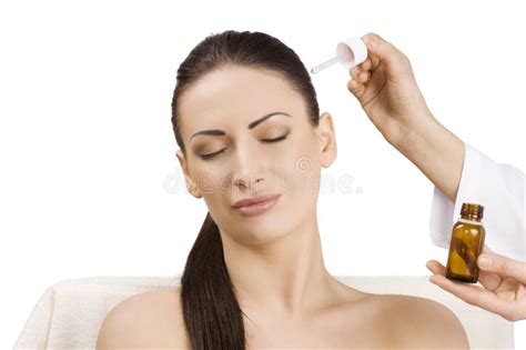 Lotion for hair stock image. Image of healthcare, model - 14432923