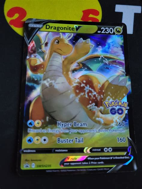 Pok Mon Tcg Dragonite V Swsh Black Star Promos Swsh Holo Promo