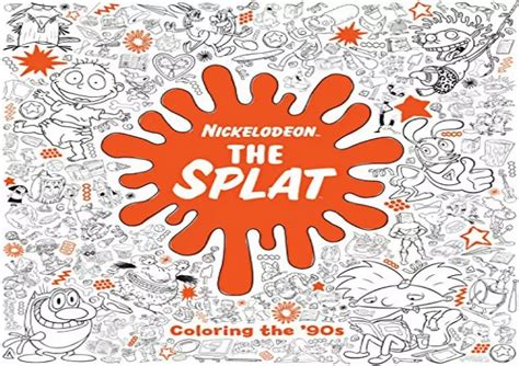 Ppt Pdf The Splat Coloring The 90s Nickelodeon Adult Coloring Book Ipad Powerpoint