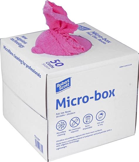 Microvezeldoek Rood In Dispenserdoos Bol