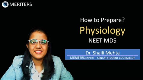 How To Prepare Physiology Neet Mds Youtube