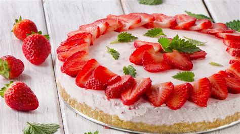 Cheesecake Alle Fragole Senza Cottura Ricetta Agrodolce