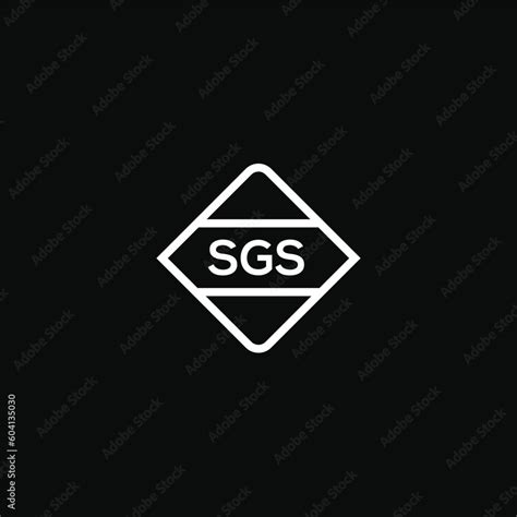 Sgs Letter Design For Logo And Iconsgs Monogram Logovector