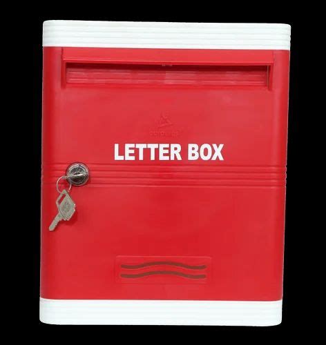 Ivory Abs Plastic Letter Box Single Key Lock Size X X At